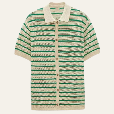 VALENCIA KNITTED BUTTON SHIRT