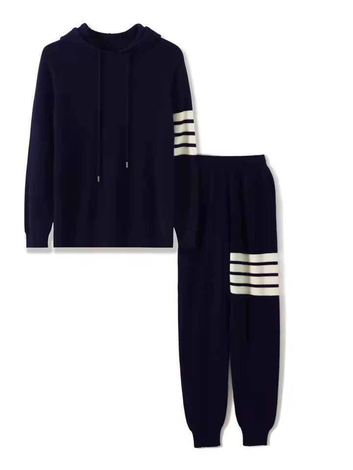 100% MERINO WOOL TRACKSUIT STRIPE