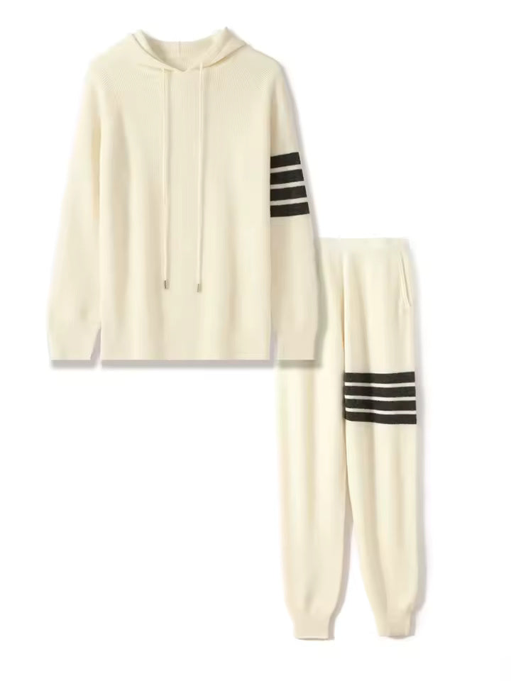 100% MERINO WOOL TRACKSUIT STRIPE