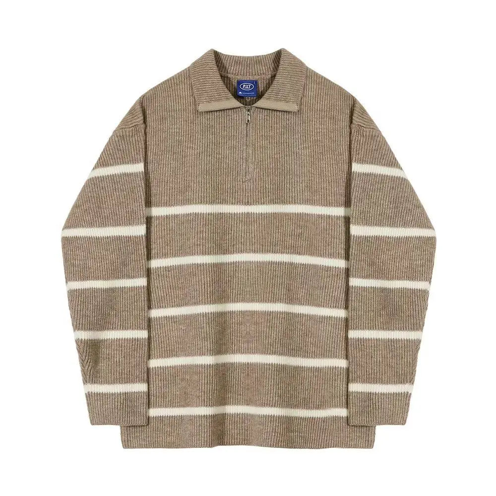 VIENNA WOOL ZIP SWEATER