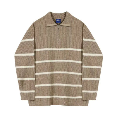 VIENNA WOOL ZIP SWEATER