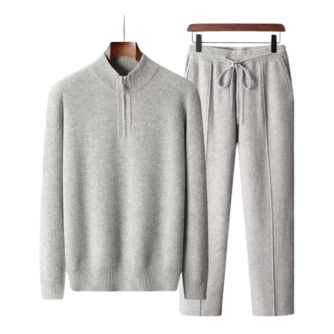 100% MERINO WOOL ZIP UP TRACKSUIT