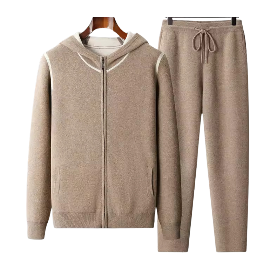 100% CASHMERE TRACKSUIT