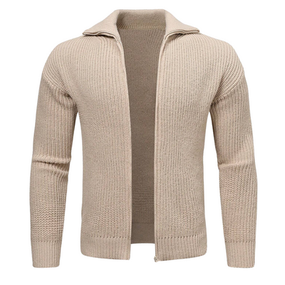 VIENNA CASHMERE ZIP CARDIGAN