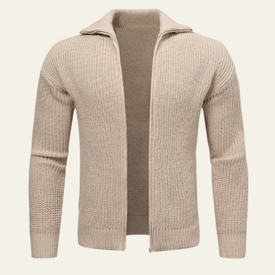 VIENNA CASHMERE ZIP CARDIGAN