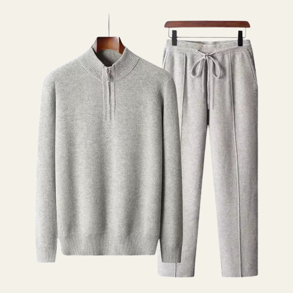 100% MERINO WOOL ZIP UP TRACKSUIT