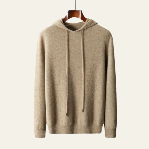 100% CASHMERE HOODED SWEATER